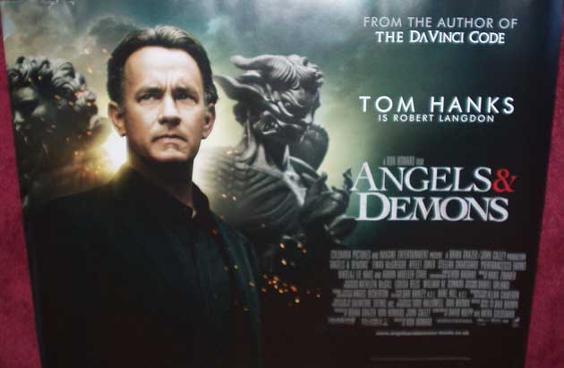 ANGELS & DEMONS: Main UK Quad Film Poster ANGELS & DEMONS: Main UK Quad Film Poster