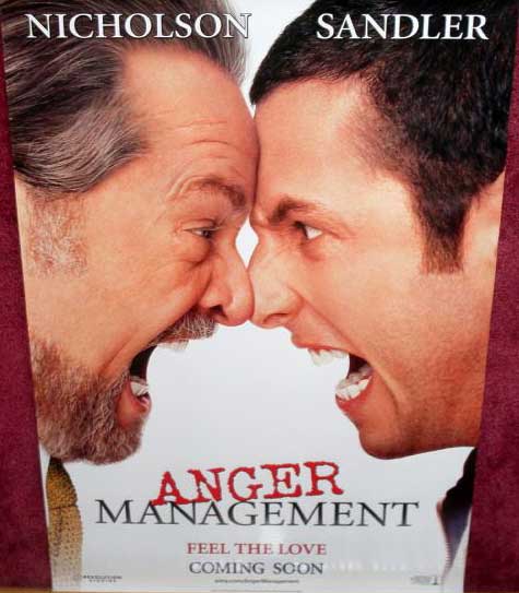 ANGER MANAGEMENT: Advance One Sheet Film Poster ANGER MANAGEMENT: Advance One Sheet Film Poster
