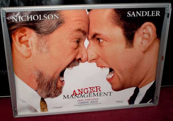 ANGER MANAGEMENT: Advance UK Quad Film Poster ANGER MANAGEMENT: Advance UK Quad Film Poster