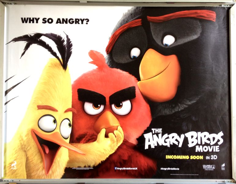 Cinema Poster: ANGRY BIRDS MOVIE 2016 (Angry Quad) Danny McBride Sean Penn Cinema Poster: ANGRY BIRDS MOVIE 2016 (Angry Quad) Danny McBride Sean Penn