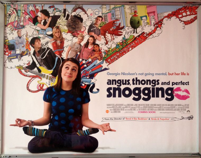 Cinema Poster: ANGUS, THONGS AND PERFECT SNOGGING 2008 (Quad) Alan Davies