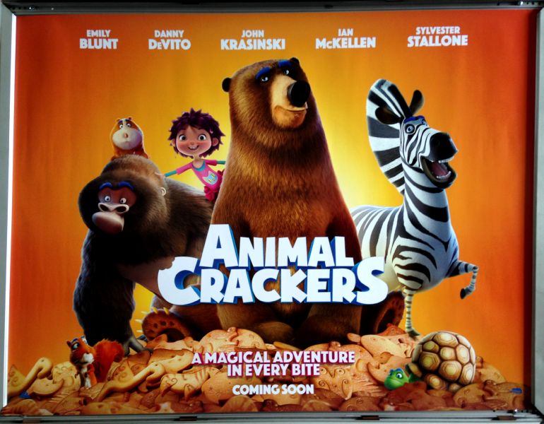 Cinema Poster: ANIMAL CRACKERS (Quad) Emily Blunt Danny DeVito John Krasinski Cinema Poster: ANIMAL CRACKERS (Quad) Emily Blunt Danny DeVito John Krasinski