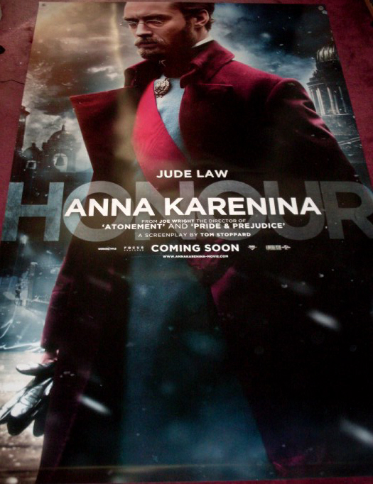 ANNA KARENINA: Jude Law Cinema Banner ANNA KARENINA: Jude Law Cinema Banner