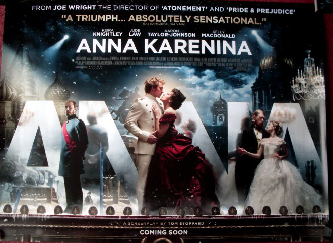 ANNA KARENINA (2012): UK Quad Film Poster ANNA KARENINA (2012): UK Quad Film Poster
