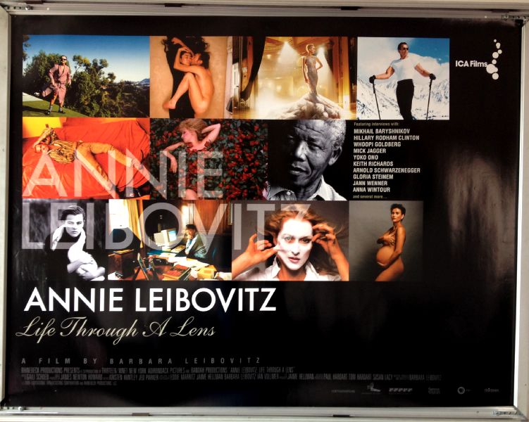 Cinema Poster: ANNIE LEIBOVITZ LIFE THROUGH A LENS 2006 (Quad) Barbara Leibovitz Cinema Poster: ANNIE LEIBOVITZ LIFE THROUGH A LENS 2006 (Quad) Barbara Leibovitz