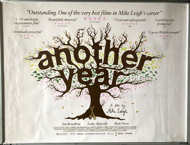 Cinema Poster: ANOTHER YEAR 2010 (Quad) Jim Broadbent Ruth Sheen