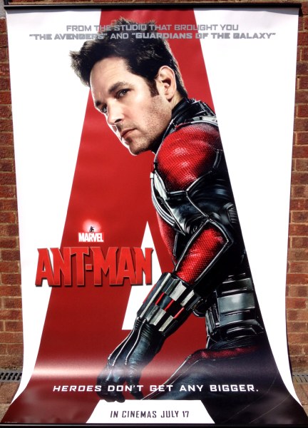 Cinema Banner: ANT-MAN 2015 (Advance) Paul Rudd Evangeline Lilly Hayley Atwell Cinema Banner: ANT-MAN 2015 (Advance) Paul Rudd Evangeline Lilly Hayley Atwell