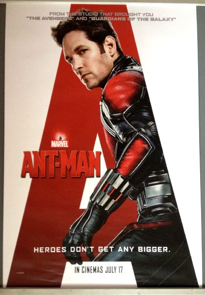 Cinema Poster: ANT-MAN 2015 (Main One Sheet) Paul Rudd Evangeline Lilly Cinema Poster: ANT-MAN 2015 (Main One Sheet) Paul Rudd Evangeline Lilly