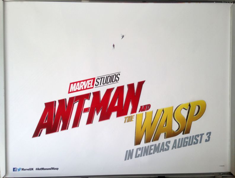Cinema Poster: ANT-MAN AND THE WASP 2018 (Adv Quad) Paul Rudd Evangeline Lilly