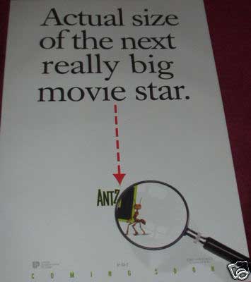 ANTZ: Advance One Sheet Film Poster ANTZ: Advance One Sheet Film Poster