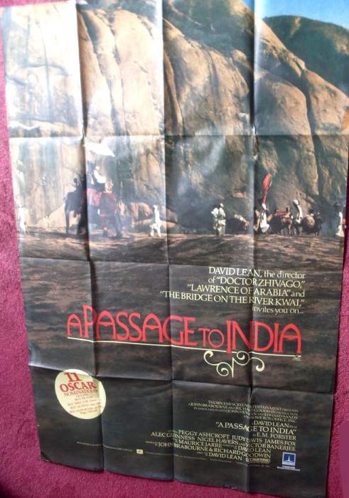 A PASSAGE TO INDIA: Double Quad Film Poster A PASSAGE TO INDIA: Double Quad Film Poster