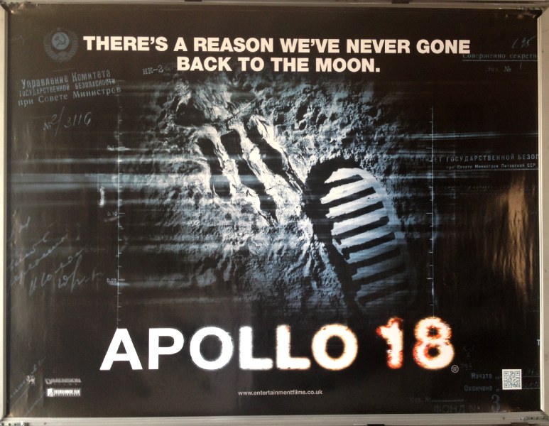 APOLLO 18: 'Footprint' UK Quad Film Poster