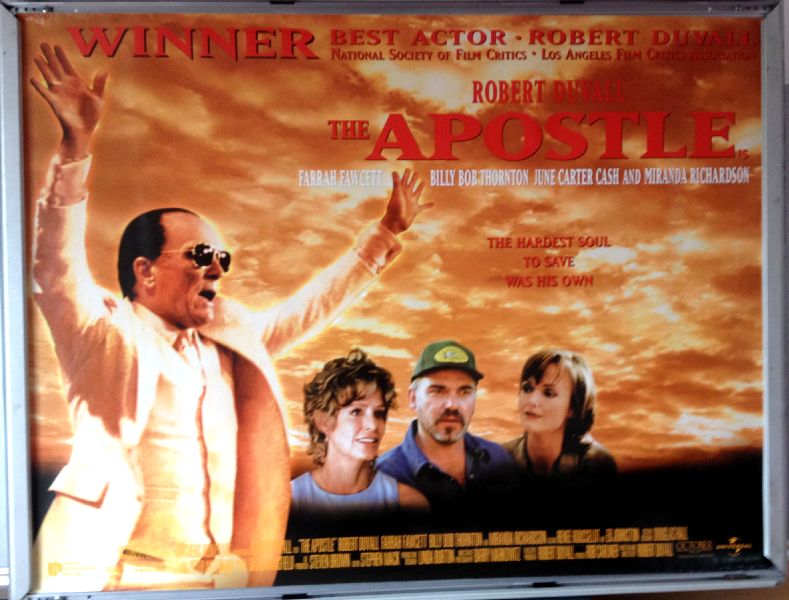 Cinema Poster: APOSTLE, THE 1997 (Quad) Robert Duvall Farrah Fawcett