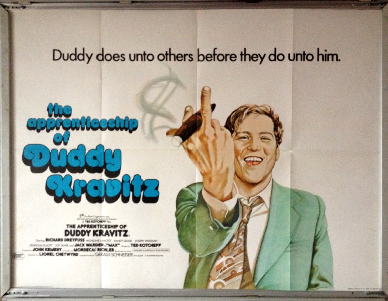 APPRENTICESHIP OF DUDDY KRAVITZ, THE : UK Quad Film Poster