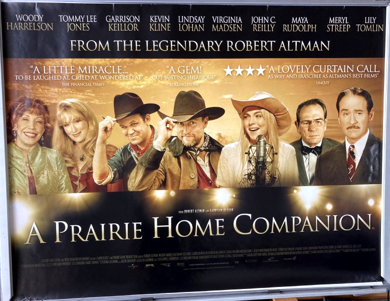 Cinema Poster: A PRAIRIE HOME COMPANION 2006 (Quad) Robert Altman Lily Tomlin Meryl Streep