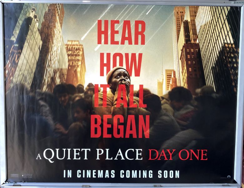 Cinema Poster: A QUIET PLACE DAY ONE 2024 (Advance Quad) Joseph Quinn Djimon Hounsou Lupita Nyong'o Cinema Poster: A QUIET PLACE DAY ONE 2024 (Advance Quad) Joseph Quinn Djimon Hounsou Lupita Nyong'o