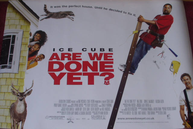ARE WE DONE YET?: UK Quad Film Poster