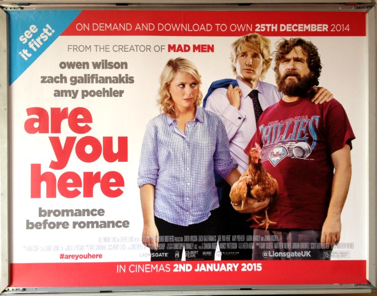 Cinema Poster: ARE YOU HERE 2014 (Quad) Harrison Ford Cinema Poster: ARE YOU HERE 2014 (Quad) Harrison Ford