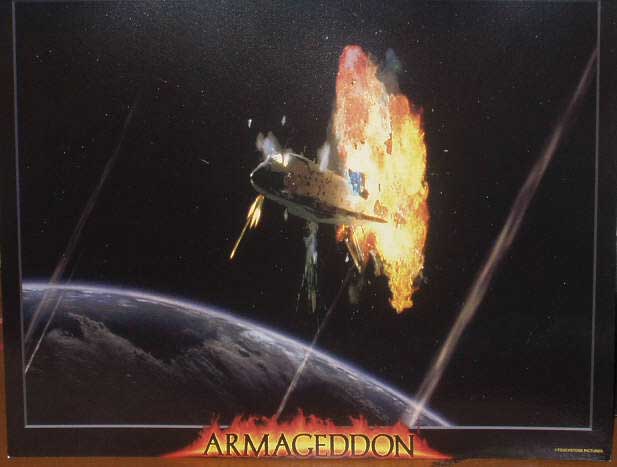 ARMAGEDDON: Lobby Card (Exploding Shuttle)