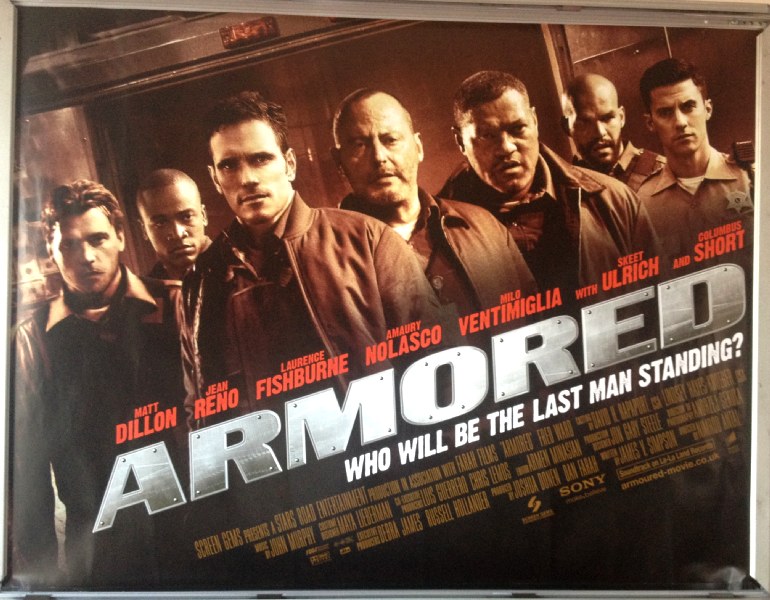 ARMORED: UK Quad Film Poster