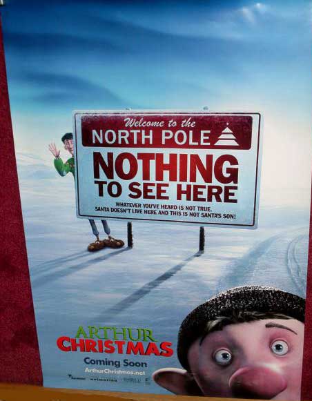 ARTHUR CHRISTMAS: Advance One Sheet Film Poster