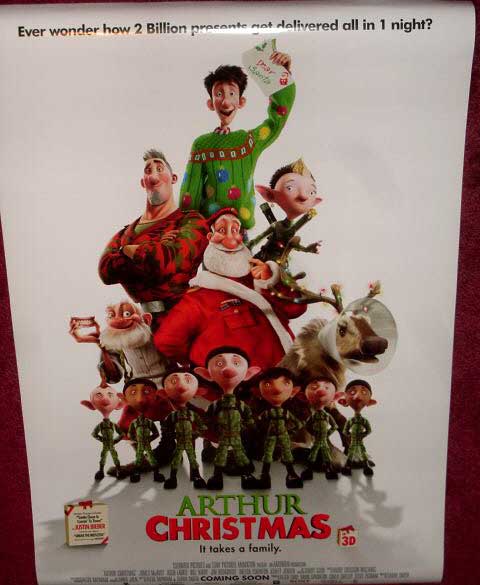 ARTHUR CHRISTMAS: Main V1 One Sheet Film Poster