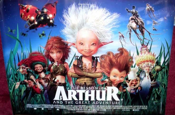 ARTHUR AND THE GREAT ADVENTURE: UK Quad Film Poster ARTHUR AND THE GREAT ADVENTURE: UK Quad Film Poster