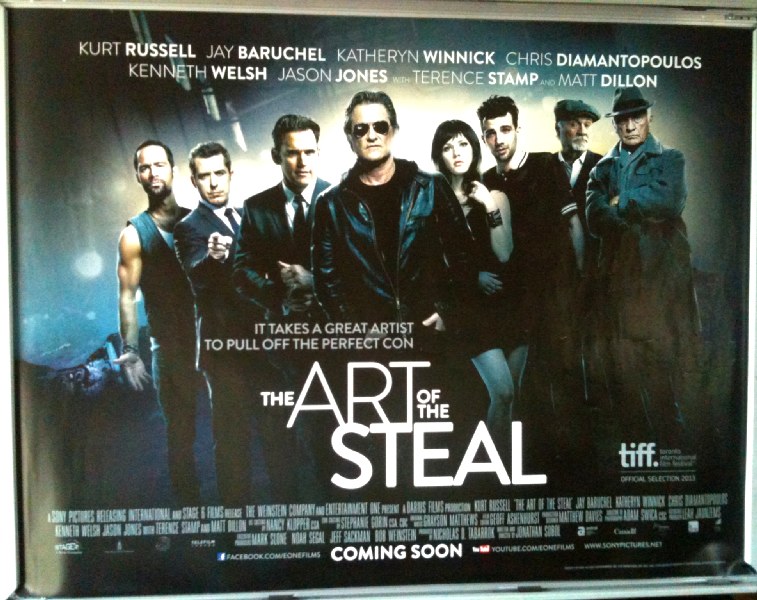Cinema Poster: ART OF THE STEAL, THE 2014 (Quad) Kurt Russell Jay Baruchel