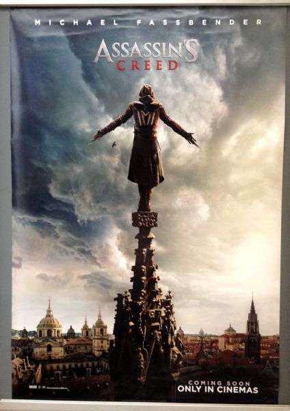 Cinema Poster: ASSASSIN'S CREED 2017 (On Spire One Sheet) Michael Fassbender Marion Cotillard Cinema Poster: ASSASSIN'S CREED 2017 (On Spire One Sheet) Michael Fassbender Marion Cotillard