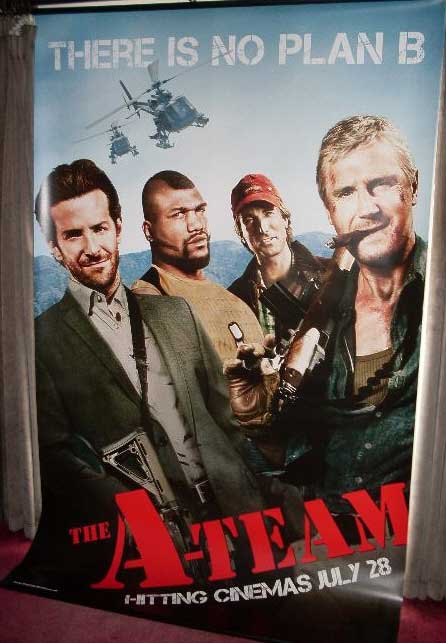 Cinema Banner: A-TEAM, THE 2010 Liam Neeson Bradley Cooper Sharlto Copley