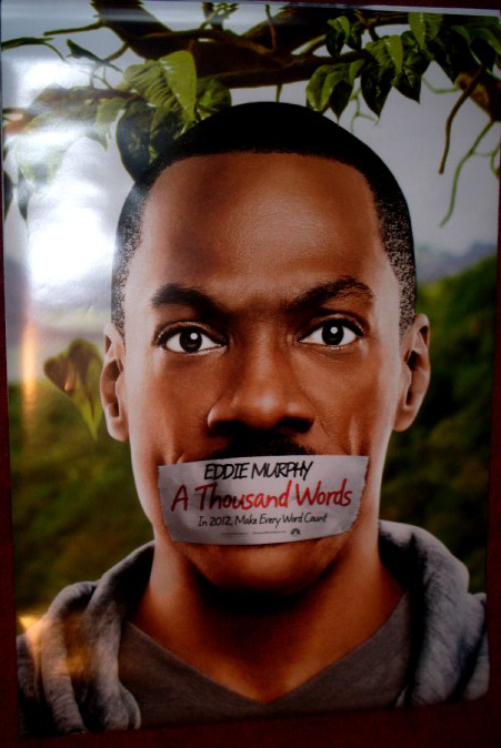 A THOUSAND WORDS: Advance UK One Sheet Film Poster A THOUSAND WORDS: Advance UK One Sheet Film Poster