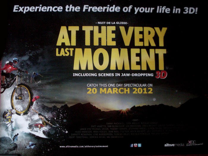 AT THE VERY LAST MOMENT: UK Quad Film Poster