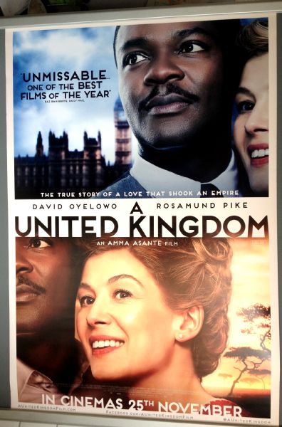 Cinema Poster: A UNITED KINGDOM 2016 (One Sheet) David Oyelowo Rosamund Pike Cinema Poster: A UNITED KINGDOM 2016 (One Sheet) David Oyelowo Rosamund Pike