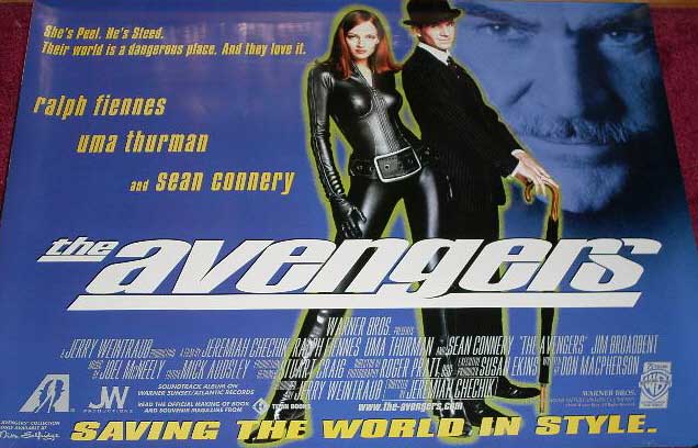 AVENGERS, THE: UK Quad Film Poster AVENGERS, THE: UK Quad Film Poster