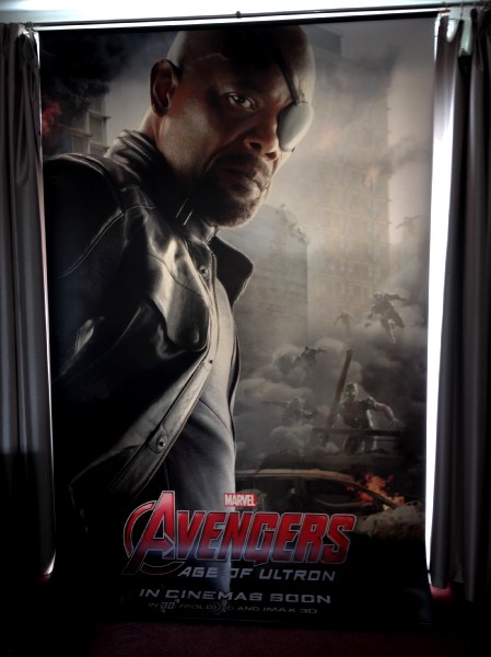Cinema Banner: AVENGERS AGE OF ULTRON 2015 (Nick Fury) Robert Downey Jr. Samuel L. Jackson Cinema Banner: AVENGERS AGE OF ULTRON 2015 (Nick Fury) Robert Downey Jr. Samuel L. Jackson