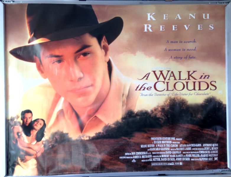 Cinema Poster: A WALK IN THE CLOUDS 1995 (Quad) Keanu Reeves Cinema Poster: A WALK IN THE CLOUDS 1995 (Quad) Keanu Reeves