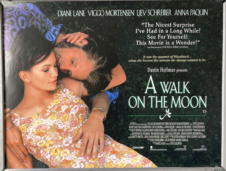 Cinema Poster: A WALK ON THE MOON 1999 (Quad) Diane Lane Viggo Mortensen Cinema Poster: A WALK ON THE MOON 1999 (Quad) Diane Lane Viggo Mortensen