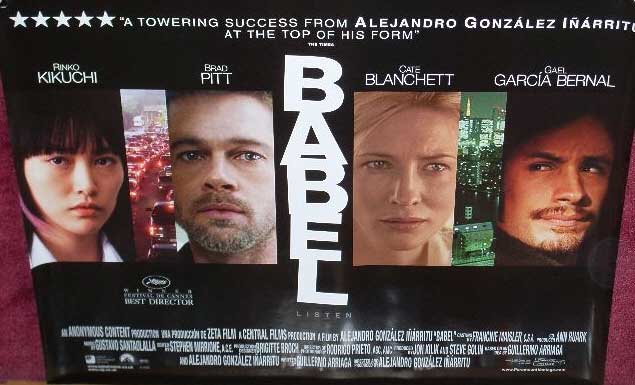 BABEL: Main UK Quad Film Poster
