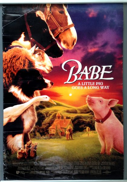 Cinema Poster: BABE 1995 (Main One Sheet) James Cromwell Miriam Margolyes Cinema Poster: BABE 1995 (Main One Sheet) James Cromwell Miriam Margolyes