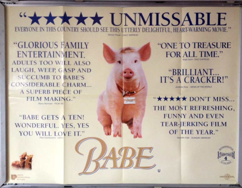 BABE: UK Review Quad Film Poster
