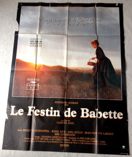 Cinema Poster: BABETTE'S FEAST 1987 (French Grande) Stéphane Audran Bodil Kjer