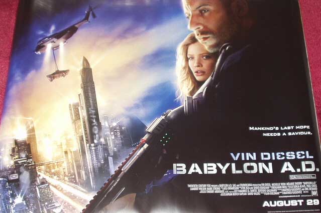 BABYLON A.D.: UK Quad Film Poster BABYLON A.D.: UK Quad Film Poster