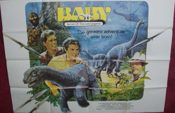 BABY SECRET OF THE LOST LEGEND: Main UK Quad Film Poster