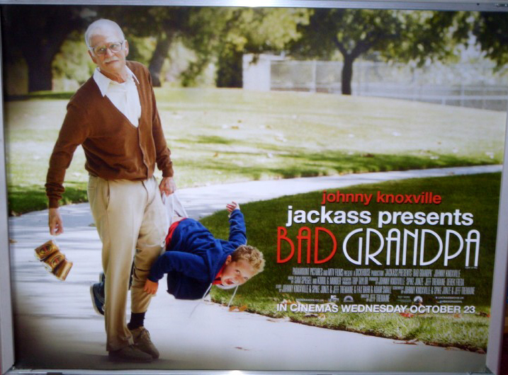 BAD GRANDPA: 'Park' UK Quad Film Poster