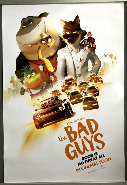 Cinema Poster: BAD GUYS, THE 2022 (Advance One Sheet) Sam Rockwell Awkwafina