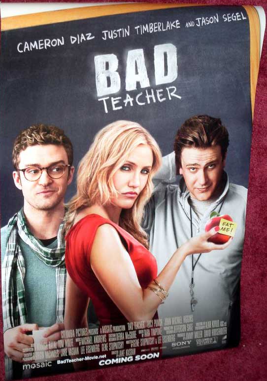 BAD TEACHER: Trio One Sheet Film Poster