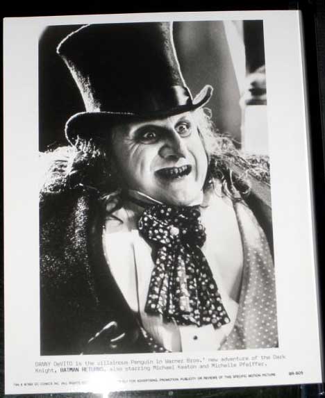 BATMAN RETURNS: Publicity Still Penguin Danny DeVito