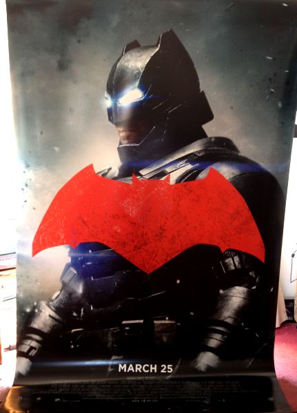 Cinema Banner: BATMAN V SUPERMAN DAWN OF JUSTICE 2016 (Dark Knight) Ben Affleck