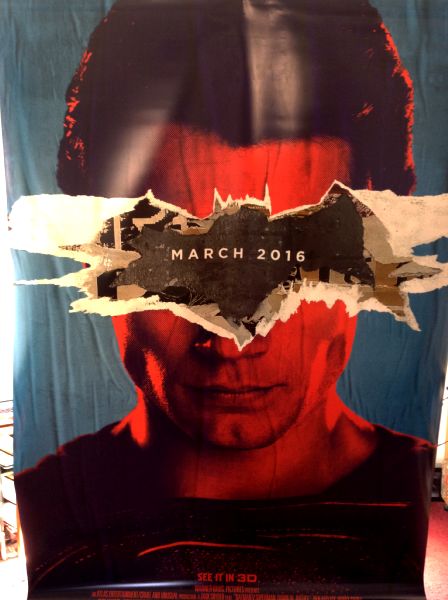 Cinema Banner: BATMAN V SUPERMAN DAWN OF JUSTICE 2016 (Superman/Batsign) Henry Cavill