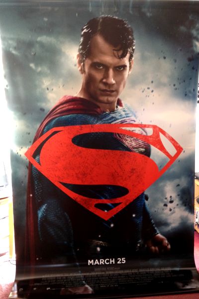 Cinema Banner: BATMAN V SUPERMAN DAWN OF JUSTICE 2016 (Superman) Henry Cavill Cinema Banner: BATMAN V SUPERMAN DAWN OF JUSTICE 2016 (Superman) Henry Cavill